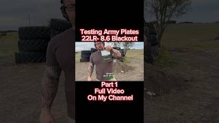 Part 1 Putting The US Armys Level IV Body Armor To The Test Review Bulletproof or Bust shorts [upl. by Iatnahs]