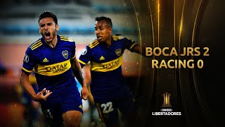 Boca Juniors vs Racing Club 20  RESUMEN  Cuartos de Final  CONMEBOL Libertadores [upl. by Ama]