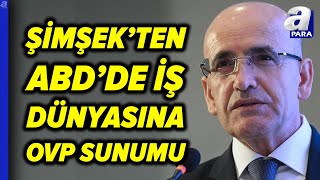 Bakan Mehmet Şimşek quotCari Açık Bir Kırılganlık Bir Endişe Kaynağı Olmaktan Çıktıquot  A Para [upl. by Fredericka]