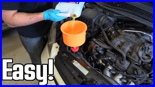 How to Replace Coolant Dodge Caravan 33L V6 20012010 [upl. by Schultz832]