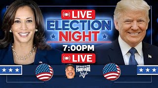 WATCH LIVE Donald Trump v Kamala Harris 2024 Presidential Election Coverage And Results [upl. by Ynttirb822]