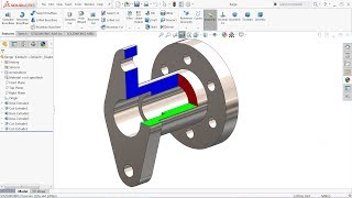 SolidWorks Tutorial Section View [upl. by Weir514]