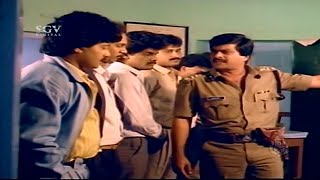 Shankarnag arrest fake income tax raid Officer  Best Scenes of S P Sangliyana Part 2 [upl. by Bazil]