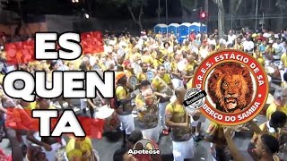 Estácio de Sá 2016  Bateria Esquenta  Ensaio Técnico [upl. by Nehte554]