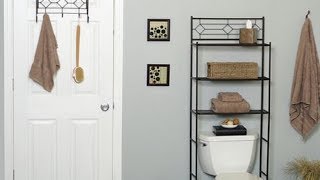 Mainstays 3Shelf Bathroom Space Saver Oil Rubbed Bronze [upl. by Eiramlirpa]