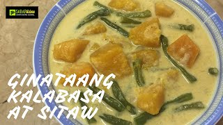 Ginataang Kalabasa at Sitaw [upl. by Assirim405]