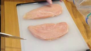 Preparing Chicken Breast [upl. by Nehgem]