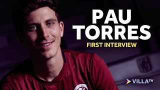 PAU TORRES  First Villa Interview [upl. by Arraic]