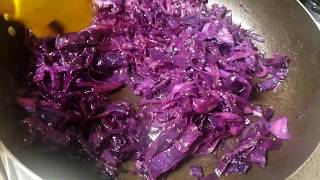 How To Cook Red CabbageEasy Healthy Side Dish  Quick And Easy [upl. by Charles]