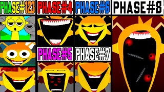 Phase 1 VS Phase 2 VS Phase 3 VS Phase 4 VS Phase 5 VS Phase 6 VS Phase 7 8 in Incredibox Sprunki5 [upl. by Acinnej]