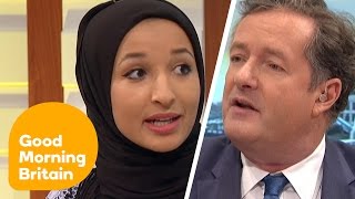 Piers Morgan Debates Headscarf Ban With Muslim Women  Good Morning Britain [upl. by Forta]