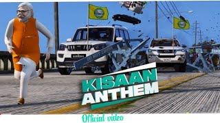 Kissan Anthem  GTA 5 Visual Video  Mankrit  Punjabi GTA Video 2021  KissanEktaZindabad❤️ [upl. by Attennyl]