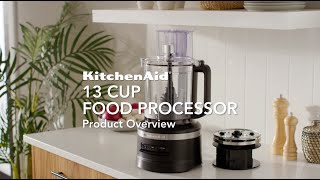 KitchenAid® 13Cup Food Processor with Dicing Kit Overview [upl. by Anigger]