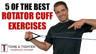 How To Strengthen Rotator Cuff  Physical Therapy Exercises For Shoulder Pain [upl. by Meenen923]