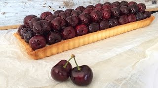 CHERRY TART RECIPE How To Cook That Ann Reardon Dessert [upl. by Enileoj]