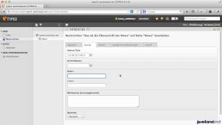 TYPO3 für Redakteure  Teil 44 Nachrichten erstellen mit ttnews [upl. by Adnih]