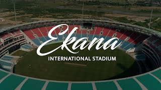 Ekana International Stadium  Lucknow Stadium  Aerial shoot ekanastadium worldcupindia2023 ekana [upl. by Fisk]