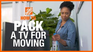 How to Pack a TV  The Home Depot [upl. by Shig]