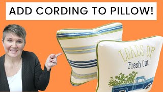 How to Sew a Envelope Pillow case for 18x18 pillow [upl. by Ihteerp]