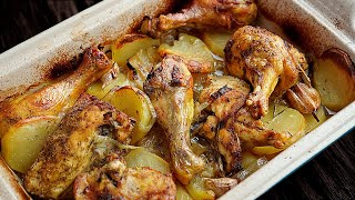 Pollo al horno con patatas y mezcla de especias casera [upl. by Codel]