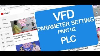 VFD Basic Parameter settings for beginners  PLC DigitalAnalog Output  In TAMIL  Part 02 [upl. by Alled759]