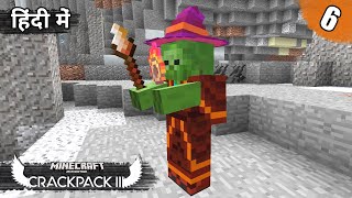 6 Crackpack III  New Upgraded Sword amp Exploring Beneath  Minecraft Crackpack 3 Java  in Hindi [upl. by Yanad943]