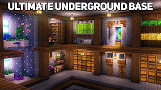 Minecraft Ultimate Underground Base Tutorial how to build [upl. by Teragramyram]