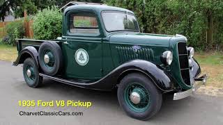 1935 Ford V8 Pickup Truck  Charvet Classic Cars [upl. by Aerona537]