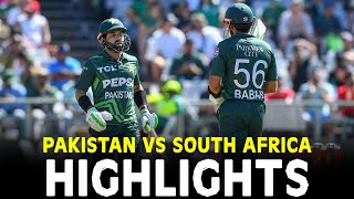 Highlights  Pakistan vs South Africa  PCB  MZ2K [upl. by Enneirb595]