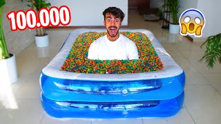 LLENE UNA PISCINA CON MAS DE 100000 ORBEEZ mala idea [upl. by Ennayar820]