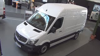 MercedesBenz Sprinter 316 CDI Panel Van 2016 Exterior and Interior [upl. by Hennahane]