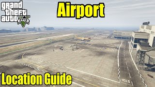 GTA 5  Airport Location Guide [upl. by Ty]