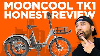 Mooncool TK1 Unfolded The Ultimate ETrike for Riders of All Sizes  RunPlayBack [upl. by Nylhtak640]