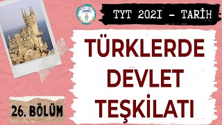 Türklerde Devlet Teşkilatı  Tarih  YKS  KPSS [upl. by Clarence]