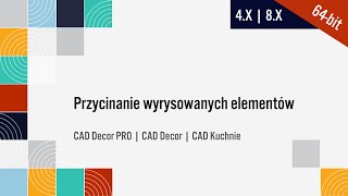 Przycinanie wyrysowanych elementów [upl. by Viridissa]