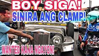 BOY SIGA SINIRA ANG CLAMP AT TINAKBO ANG SASAKYANLAGOT KA NGAYONILLEGAL PARKING [upl. by Ecilahc]