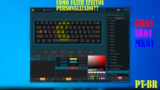 COMO FAZER EFEITOS PERSONALIZADOS GK61 2021 [upl. by Alegnave]