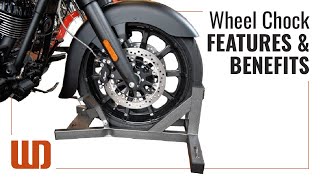 WheelDock Motorcycle Wheel Chock Features and Benefits [upl. by Thoer696]