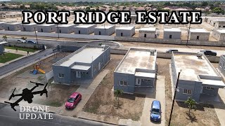 UPDATE DRONE VIEW OF PORT RIDGE ESTATE  CARIBBEAN ESTATE 2 NewHomes Realestate Trending fyp [upl. by Mcgaw413]