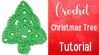 Crochet Xmas Tree  Easy Crochet Christmas Tree for Beginners [upl. by Eihtur]