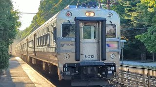 Railfanning NJ Transit at Short Hills and Millburn 62724 tons of trains and Cab Car 6012 appears [upl. by Dosia]