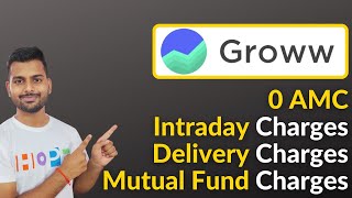 Groww app charges  Intraday charges in groww  Groww brokerage charges [upl. by Audun]