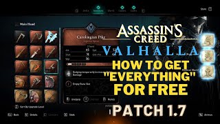 UPDATE Assassins Creed Valhalla 17 get all Armor amp Outfit with Cheatengine FOR FREE [upl. by Anaihsat]