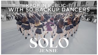 KPOP IN PUBLIC JENNIE  SOLO  DANCE COVER by Climax Crew with 50 backup dancers [upl. by Jeniffer]