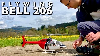 FLY WING Bell 206 Class 450 Scale RC Helicopter H1  GPS FC [upl. by Etnovaj]