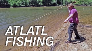 Atlatl Fishing for Asian Carp in Kentucky [upl. by Erlin97]