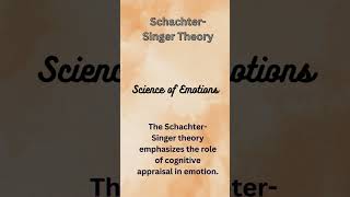 Schachter Singer Theory [upl. by Giusto312]