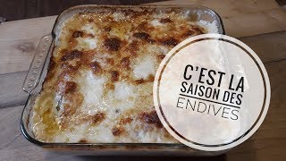 GRATIN D’ENDIVES au JAMBON FAÇON POPOTE [upl. by Henricks]