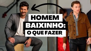 ðŸ”´ HOMENS BAIXINHOS O QUE USAR  DICAS DE ESTILO PARA HOMENS  ALEX CURSINO [upl. by Chrisy]