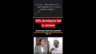 Javascript Interview question  Part 67 shorts coding reactjsinterviewquestions javascript [upl. by Kimmy28]